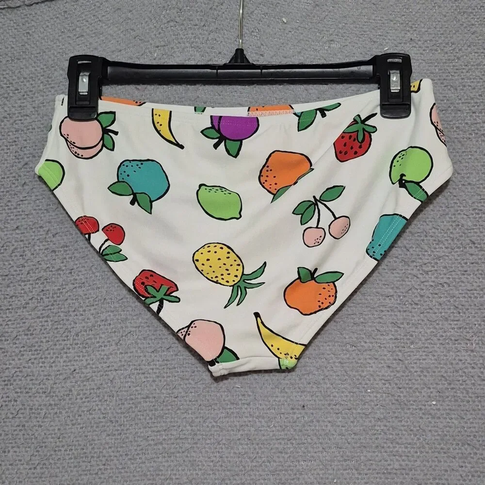 Hanna Andersson Girls Fruits Print Tankini Top Swimsuit Set 160cm 14-16 - Picture 7 of 11